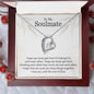 To My Soulmate | I Love You Until The End Of Time - Forever Love Necklace